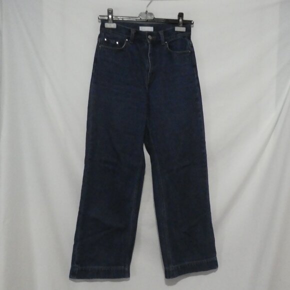 OAT + FORT | size 25 | 100% Cotton | Dark Blue Denim Jeans - Picture 1 of 16